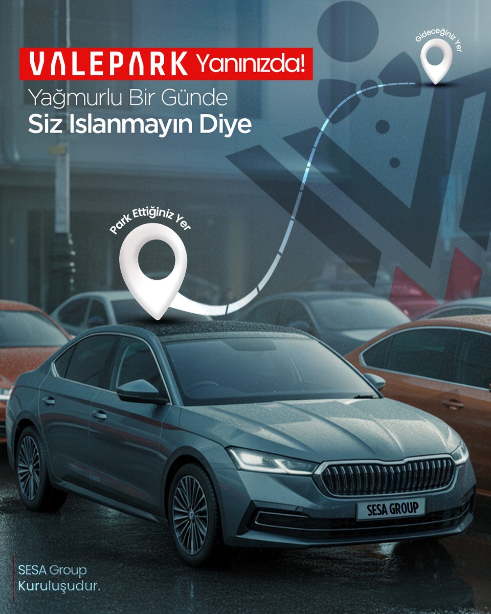 🌧️ Yağmurlu günlerde konfor sizinle kalsın.
Aracınızı park ederken ıslanmak zorunda değilsiniz.
Siz işinize odaklanın, gerisini ValePark halletsin.

Kurumsal Vale Hizmetiyle her zaman yanınızdayız.
☎ 0212 212 90 40
📞 0216 380 90 40

#Valepark #ValeparkHizmetleri #SesaValepark