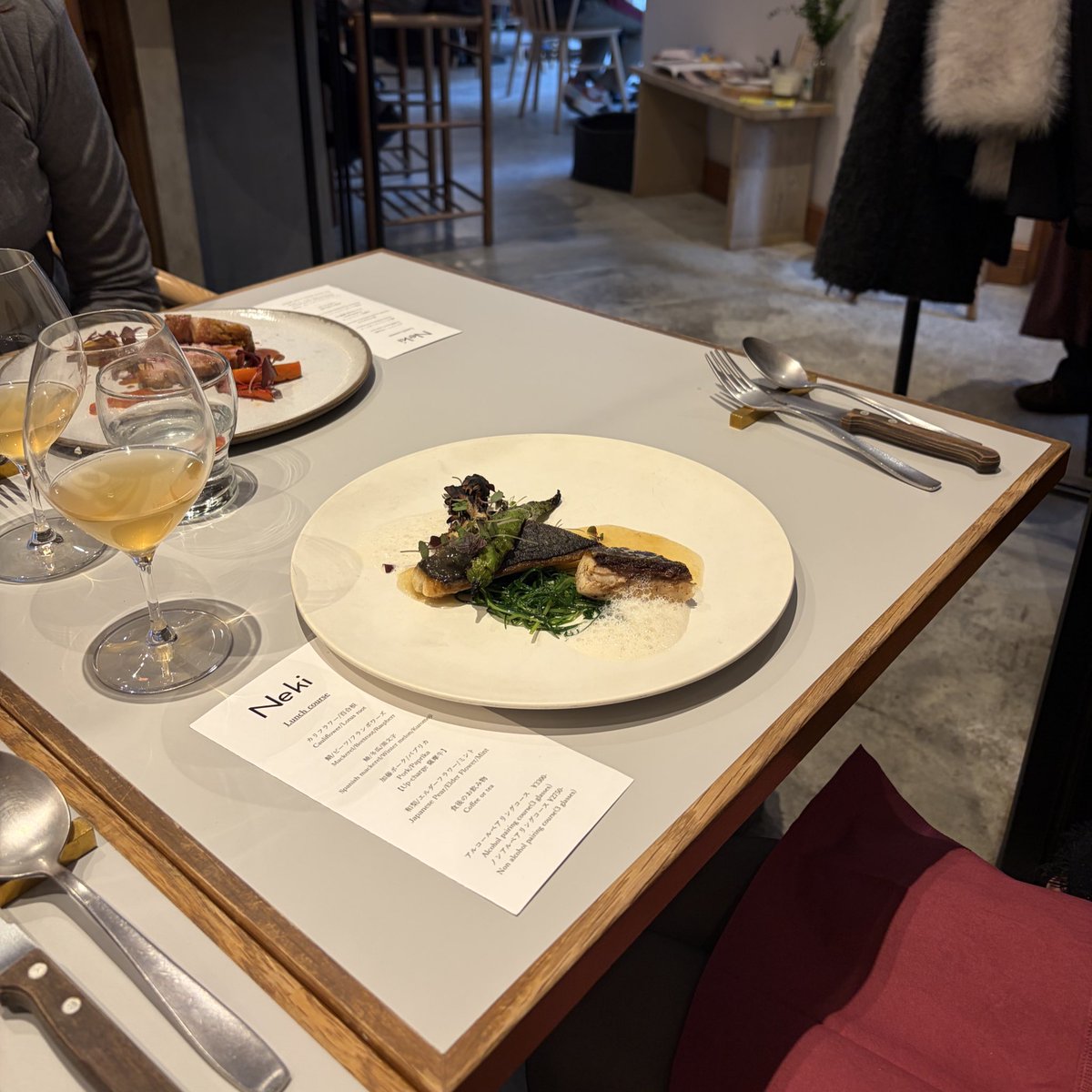 友達の誕生日で
ずっと行きたかったNekiへ🥂