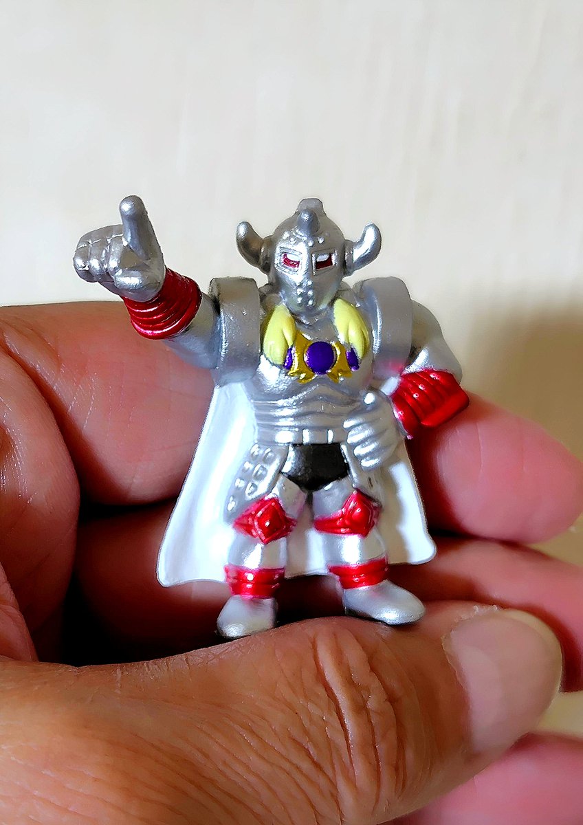 やっと出たよカラーの将軍様 (笑)
#キン消し 
#キン肉マン