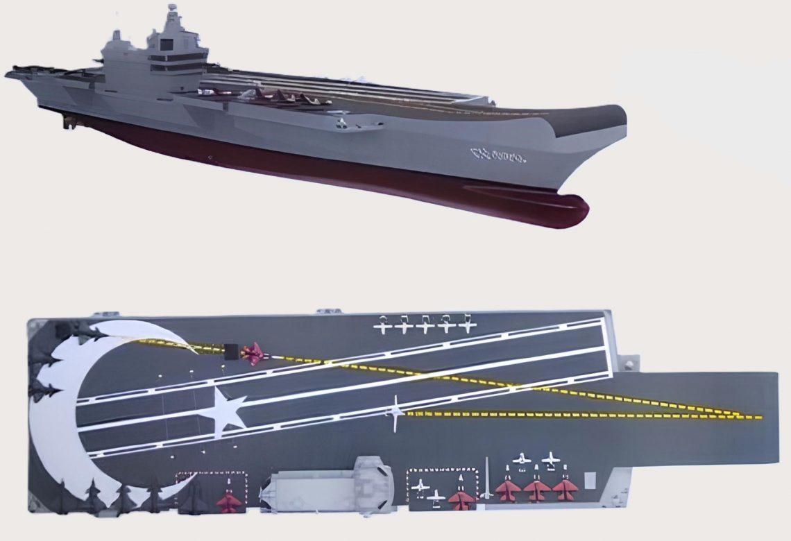 🔴 Business Insider:

Türkiye'nin, uçak gemisinin uzunluğunun yaklaşık 300 metre olacağı açıklandı. 

Bu, NATO'nun en uzun gemilerinden biri olacak ve Fransa'nın uçak gemisi gibi gemileri geride bırakacak.