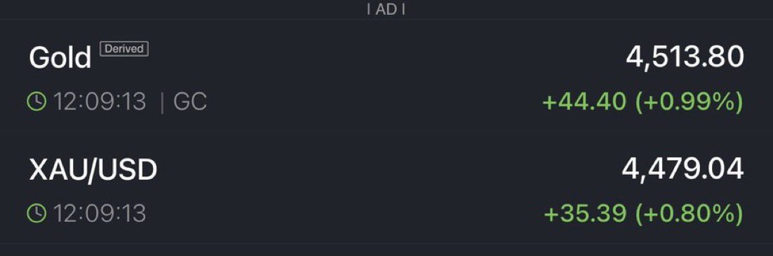 🚨 WE HAVE A BIG PROBLEM!!!

Gold is ripping while stocks are at all time highs…

That almost NEVER happens, and it rarely ends well.

Gold is up 67% YTD, nearly 10 times its average yearly return… insane.

Every investor should be paying attention.

Here’s the BIG problem: