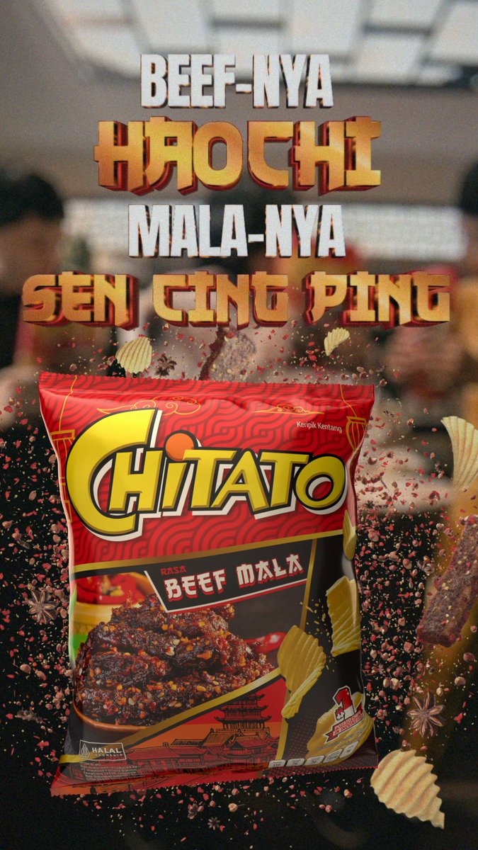 Bahkan kungfu master bisa lupa jurus andalan kalau udah ketemu rasa nendang dari #ChitatoBeefMala