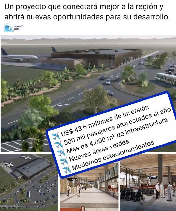 Boric se puede ir con la frente en alto. Dejó casi listo un sueño q siempre han tenido los viñamarinos; contar con un aeropuerto propio.✈️
Porfa, viralicen esto antes q lleguen los bots del ultrismo y se apoderen de estos logros.
Feliz Navidad.