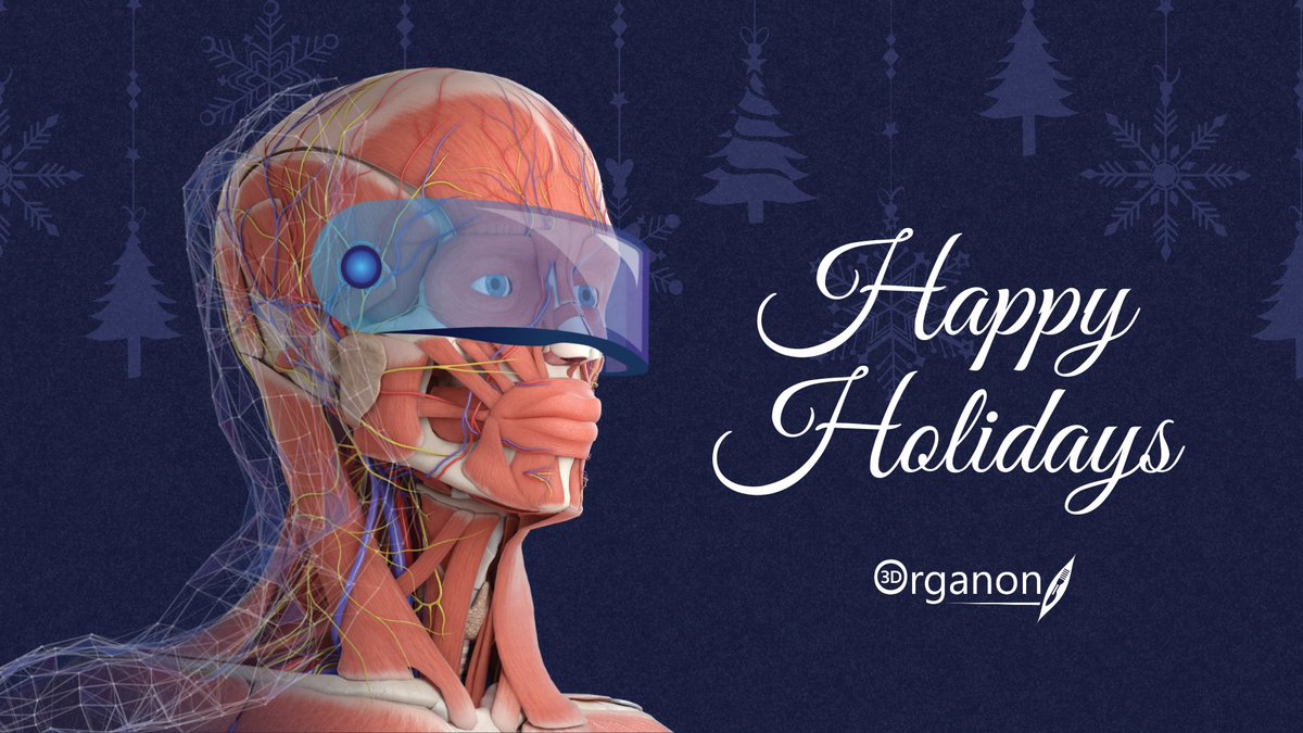 3Dorganon's tweet image. Happy Holidays 🫀✨

The 3D Organon team wishes you a joyful festive season filled with inspiration and meaningful moments!

We look forward to another year of redefining medical education together.

#HappyHolidays #ImmersiveEducation #MedicalEducation #AnatomyLearning #EdTech