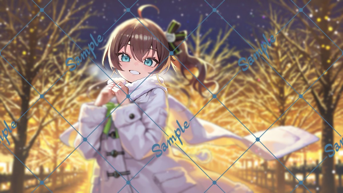 🏮12月のメンバー限定壁紙配布🏮 12月はイルミネーション⛄ 可愛すぎる