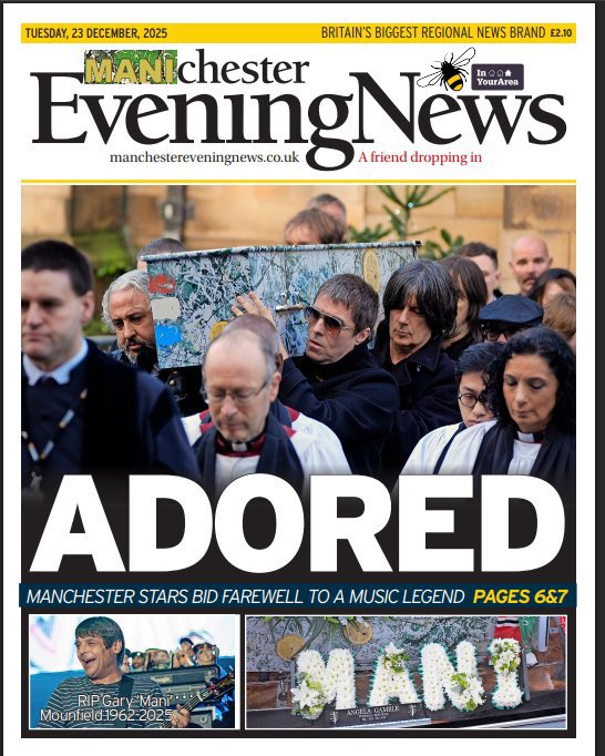 MANIchester Evening News. 
Nice tribute from the MEN.