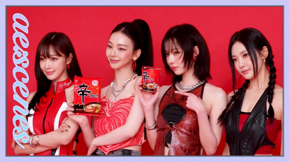 aespa_official's tweet image. [ae:scenes] 세상을 신라면으로 물들이는 중…❤️ | 에스파 신라면 비하인드 (aespa Shin Ramyun Behind)

youtu.be/4rQzMFCwq78
 
#aespa #æspa #에스파
#aescenes #Behind