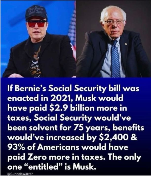 TheDemCoalition's tweet image. Bernie Sanders’ Social Security bill, formally known as the Social Security Expansion Act, would expand and strengthen Social Security benefits for current and future recipients while ensuring the program’s long-term solvency through progressive funding mechanisms, like…