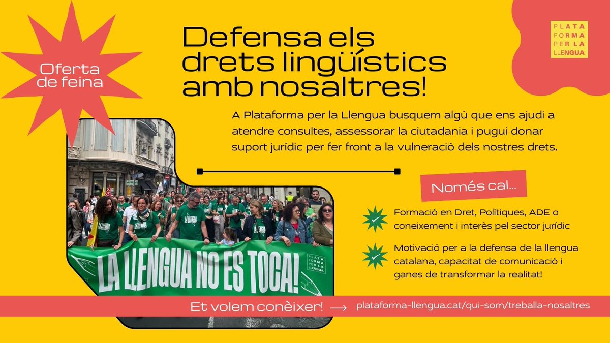 Plataforma per la Llengua tweet media