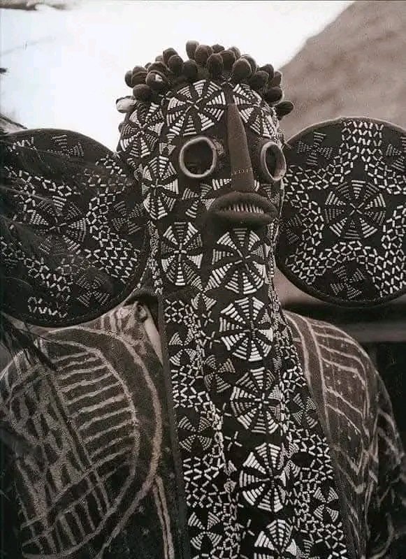 LilithBlack25's tweet image. This elephant mask from the Bamileke people in Cameroon goes really hard . The artistry 🔥🔥