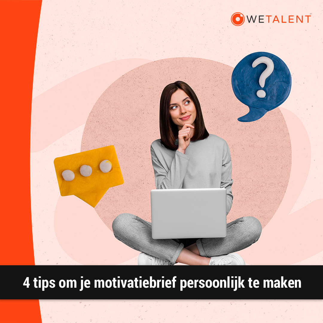 Met een persoonlijke motivatiebrief val jij op!🫵

Met een motivatiebrief moet je indruk maken, maar dan moet je jezelf wel zien te onderscheiden. Dit doe je door je motivatiebrief persoonlijk te maken. 

wetalent.nl/sollicitatiehu…

#wetalent #sollicitatietips #blog #motivatiebrief