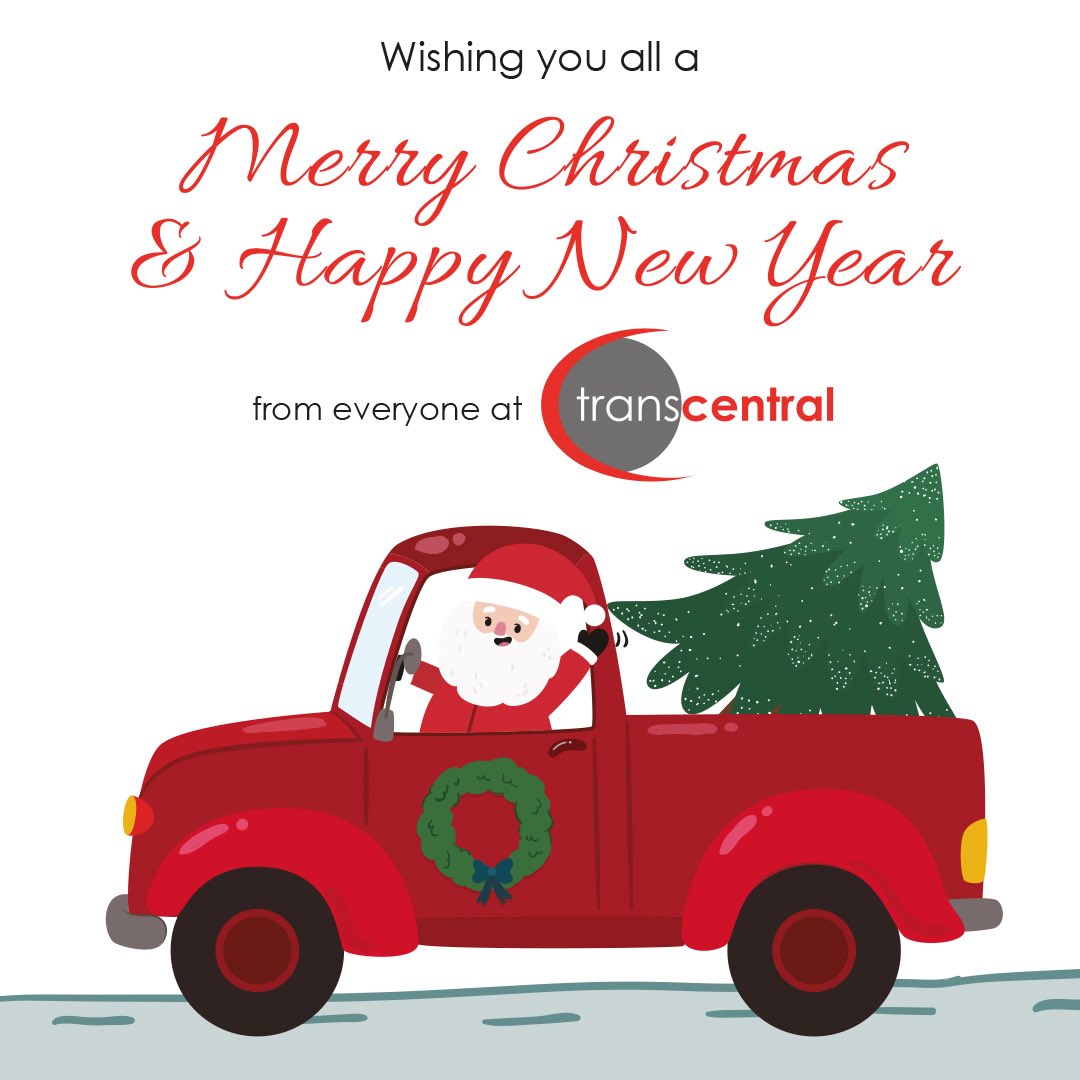 TranscentralUk's tweet image. Wishing everyone a very Merry Christmas and a Happy New Year from all of us at Transcentral 🎄✨❄️

Thank you for the support throughout the year - we look forward to what 2026 brings 🎉🚛

#Transcentral #MerryChristmas #HappyNewYear #SeasonGreetings #FestiveWishes #Logistics