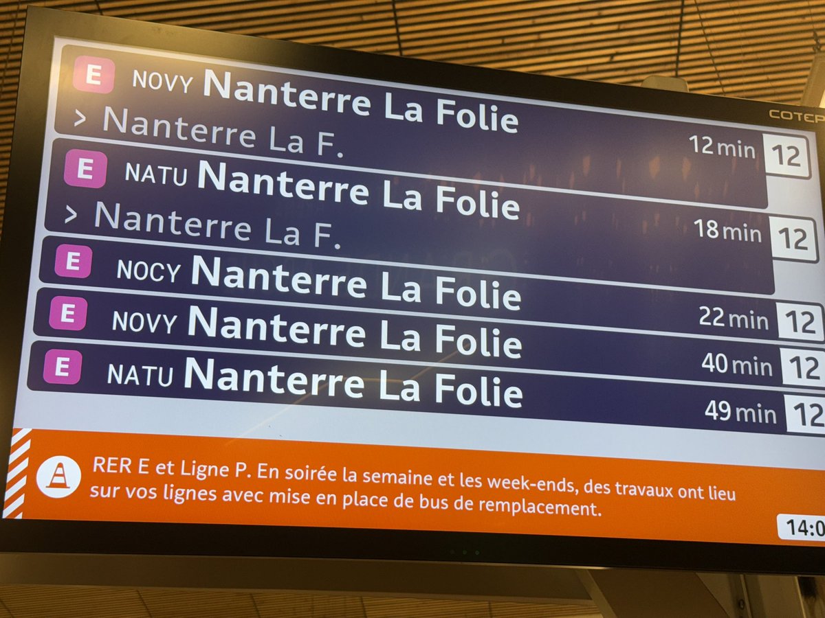 Plus de trains tweet media