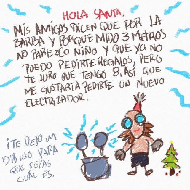 A casi nada de navidad, les recuerdo que canónicamente el Gigante Eléctrico sigue creyendo en Santa Claus‼️