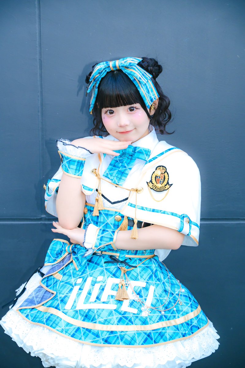 ♡さん　虹羽みに 新アー写公開】 ♥虹羽みに ♡担当カラー 水色 ♥みにの成長みにきてよ