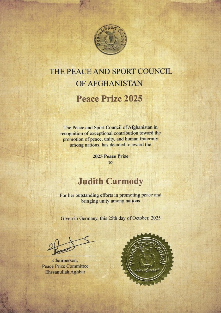 PEACE & SPORT COUNCIL OF AFGHANISTAN tweet media