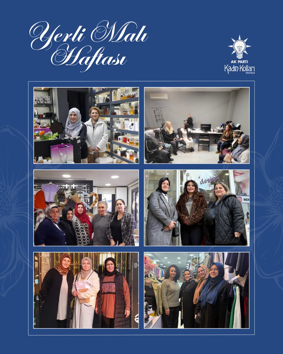 Yerli üretim, güçlü Türkiye demektir.

Yerli Malı Haftası'nda ilçelerimizde kadın girişimcilerimizi ziyaret ettik.
Üreten, istihdam sağlayan, yerli ve millî ekonomimize değer katan kadınlarımızla bir araya gelmenin gururunu yaşadık.
Alın teriyle, emeğiyle ülkemizin kalkınmasına