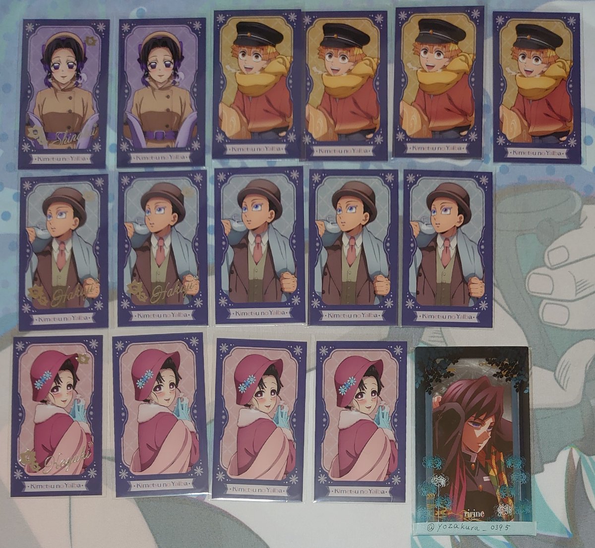 交換】鬼滅の刃 AGF 2025 チェキ風ブロマイド 【譲】我妻善逸 胡蝶