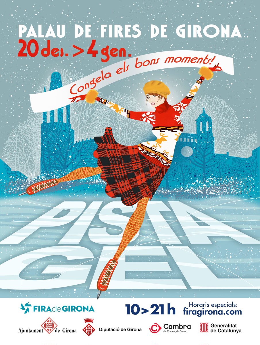 ⛸️Gaudeix de la 𝐏𝐢𝐬𝐭𝐚 𝐝𝐞 𝐆𝐞𝐥 𝐝𝐞 <a href="/firadegirona/">Fira de Girona</a> amb 800 m2 de pista i un tobogan de 27 m de llargada per baixar en trineu 🛷

🗓️Del 𝟐𝟎/𝟏𝟐/𝟐𝟓 𝐚𝐥 𝟎𝟒/𝟎𝟏/𝟐𝟔⁣

𝘦𝘯𝘵𝘳𝘢𝘥𝘦𝘴 i més 𝘪𝘯𝘧𝘰𝘳𝘮𝘢𝘤𝘪ó a: ⁣
pistadegel.firagirona.com #PistadeGel #SomFires