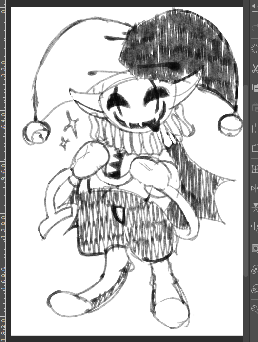 i should be taggin  g my shit...

#deltarune #jevil
