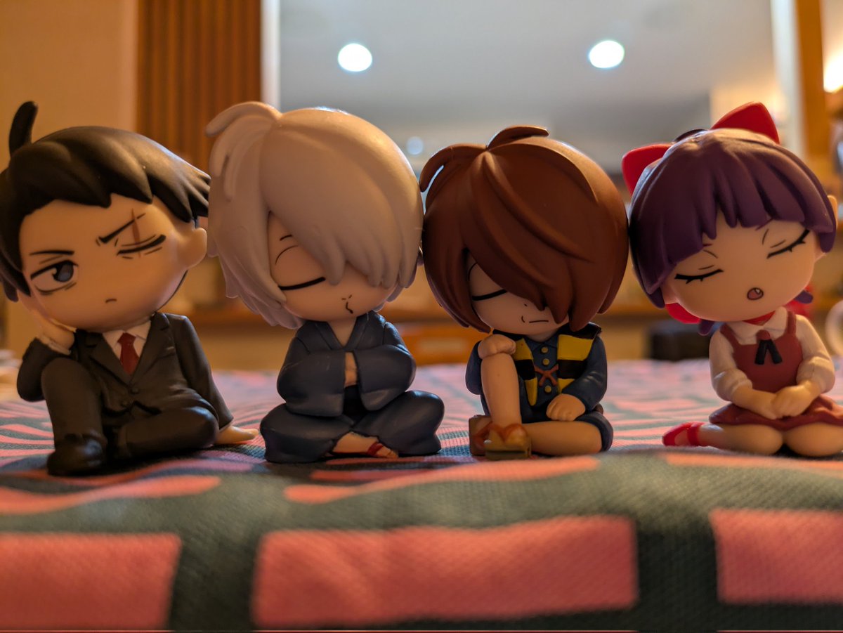 _sei_t's tweet photo. 明日はクリスマスイブですね。
子どもから少し早いプレゼントをもらいました。ゲ謎の肩ズンコンプリートセットです！！！
ずっっと欲しかったのでとてもうれしいです😆 https://t.co/5LU4SUg4XT