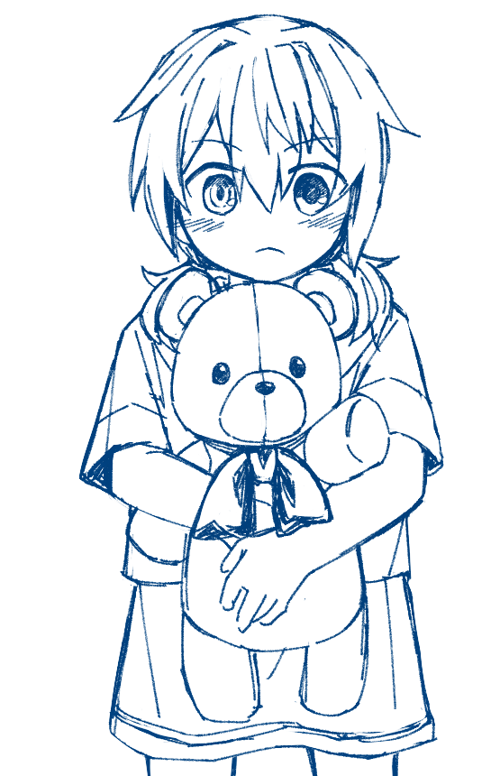 「だんだん描き慣れてきたクマちゃん」|そらとのイラスト