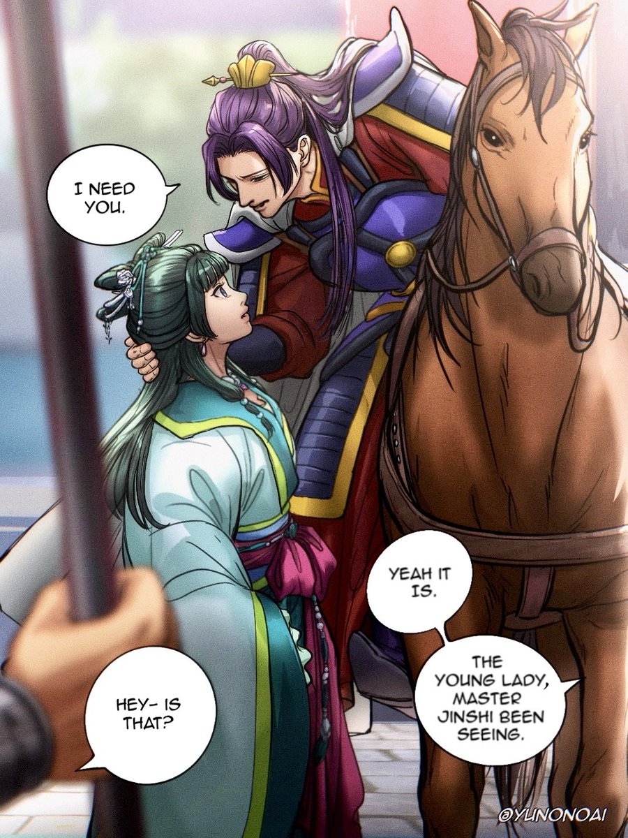 yunonoaiiii's tweet image. Typical day roleplaying with Jinshi and Maomao lol 😆 #apothecarydiaries