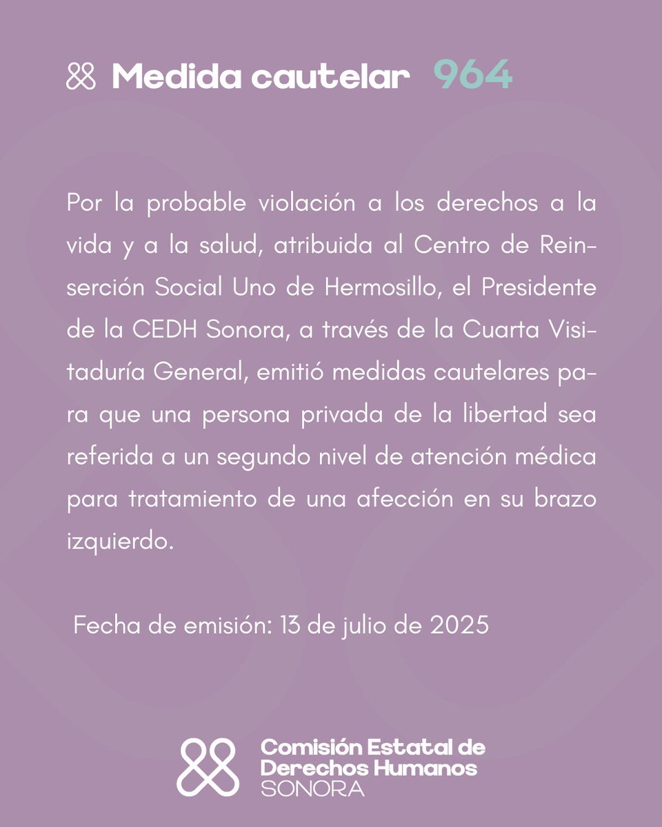 CEDH Sonora tweet media