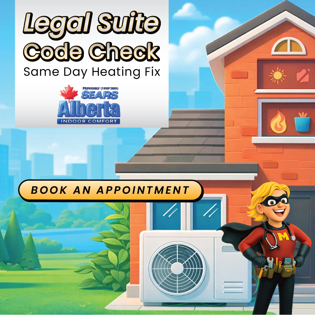 Hey Calgary homeowners! Planning a legal suite? We do HVAC code checks and code-ready plans to keep you compliant and stress-free.