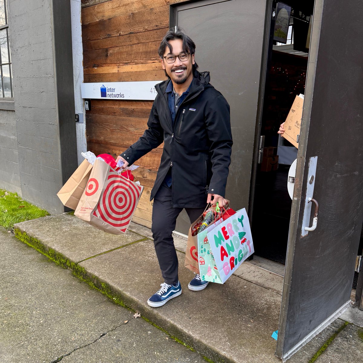 Each holiday season, we "adopt" a local family through the Christmas Family Adoption Foundation. The family shares their wish lists, we all pitch in for gifts, and we deliver them just in time for the holidays. 💙