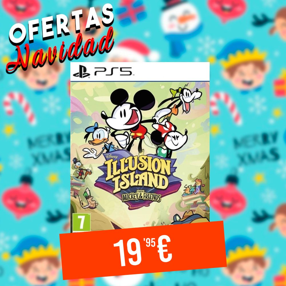 🎄✨ Esta Navidad en GamePLAY Stores disfruta de las mejores ofertas ✨🎄
🐭 Disney Illusion Island Starring Mickey and Friends por 19,95€ en PS5 💥

Diversión para toda la familia a precio mágico 🎮

🎁 Disponible en tienda y buff.ly/HN5b9bs