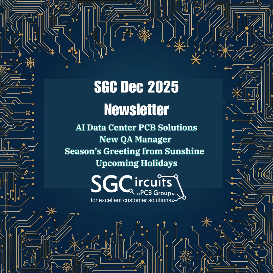 SGC_PCB's tweet photo. Sunshine December 2025 Newsletter - https://t.co/sLTuNV0s40 https://t.co/tAzafFR9td