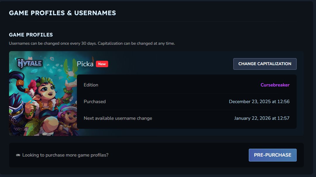 PickaFR's tweet image. Je fais désormais partie de l'aventure !

#Hytale