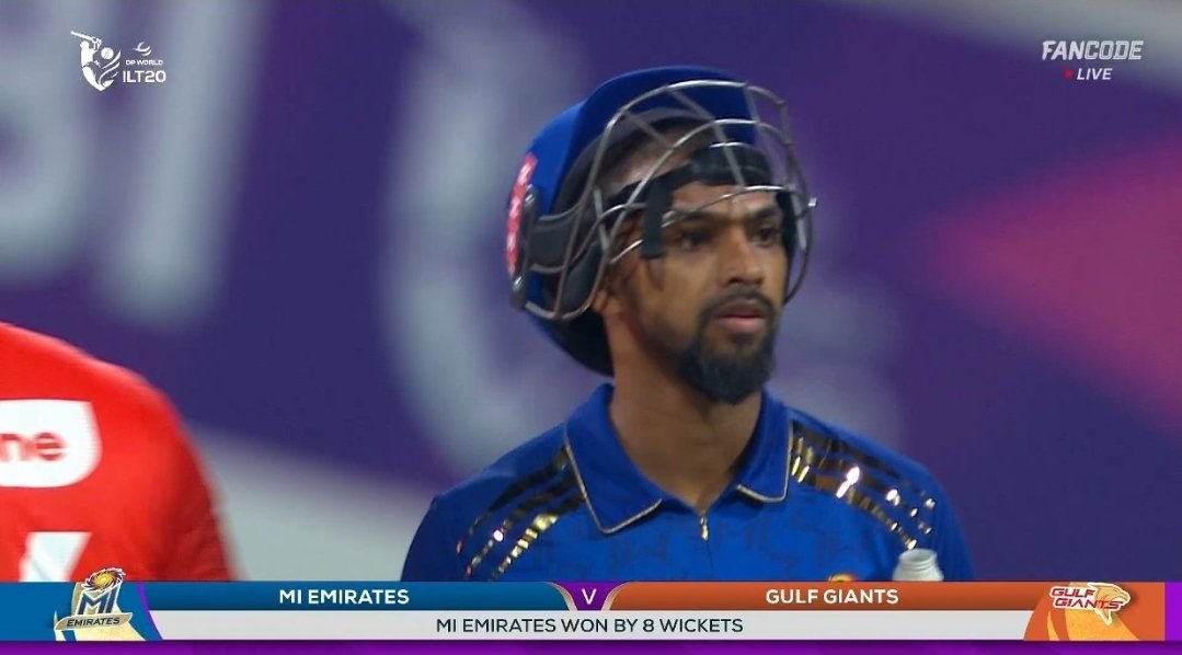 🚨 MI एमिरेट्स ILT20 के प्लेऑफ़ में क्वालिफ़ाई कर गई है 🚨

- MI फ़ैमिली, क्रिकेट की सबसे अच्छी फ़्रेंचाइज़ी।