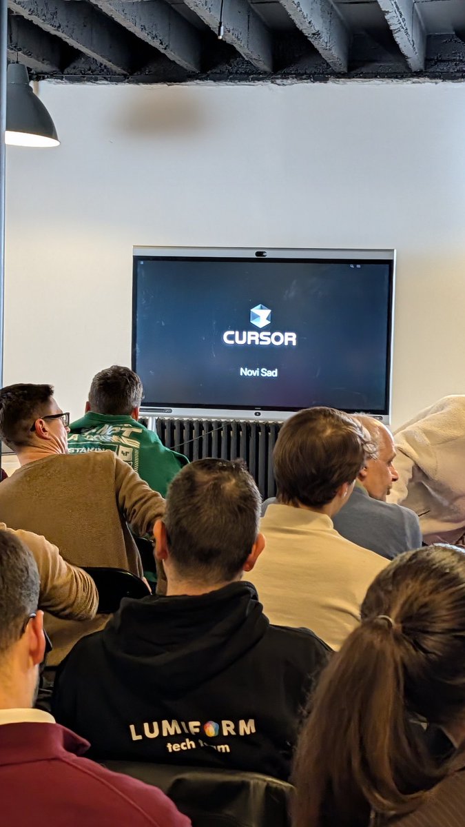 Cursor meetup in Novi Sad, Serbia! 🙌🙌🙌 <a href="/cursor_ai/">Cursor</a>