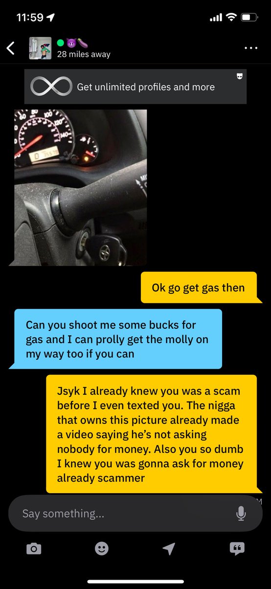 Tiqueass's tweet photo. @PaulStewartJrr lol see someone is trying to scam using your pictures https://t.co/ay4O58hOop