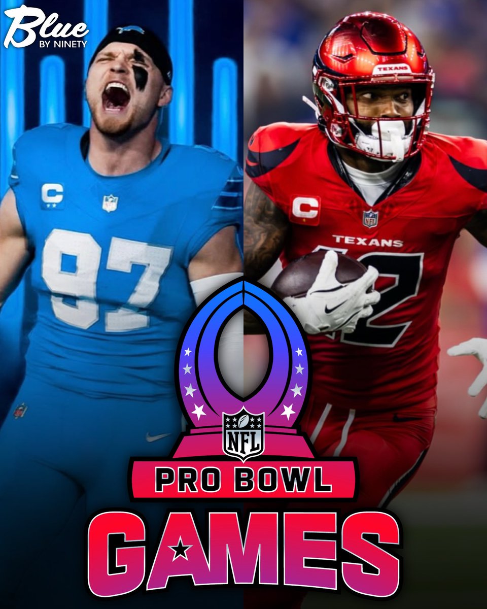 bluebyninety's tweet image. Aidan Hutchinson &amp;amp; Nico Collins have been named to the Pro Bowl! 

#ProBlue 〽️