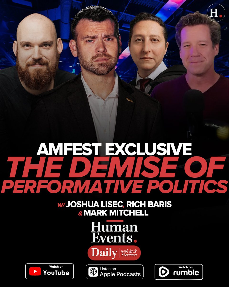 AmFest Exclusive - The Demise of Performative Politics

Podcast: podcasts.apple.com/us/podcast/hum…
Rumble: rumble.com/v73dhvq-amfest…