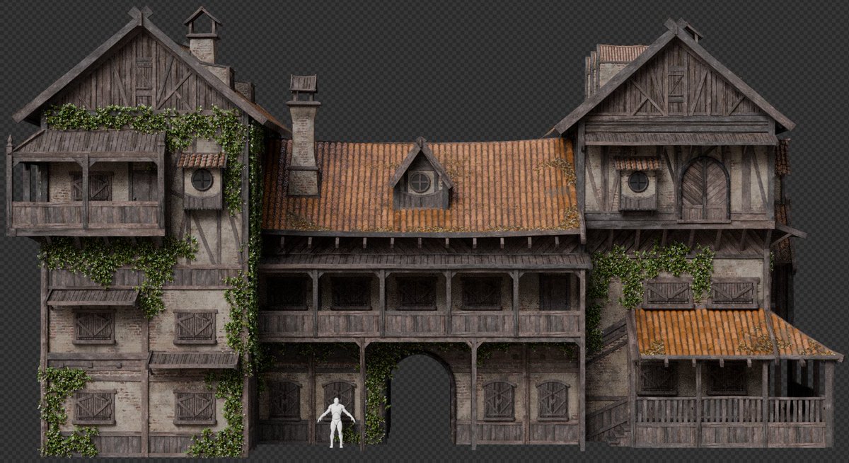 RousKristall's tweet photo. WIP
Medieval townhouse 🤎
Soon on #blenderkit
#blender #b3d #3dart https://t.co/ggWyHyaIdl