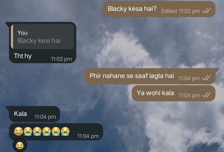 You found it racist, I found it funny, That's why I'm happier than you.