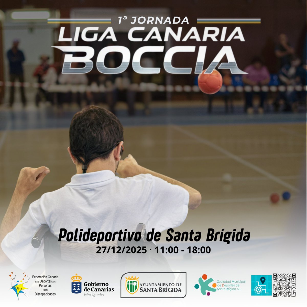 🎯♿ La Liga Canaria de Boccia sigue consolidándose y afronta la temporada 2025-2026 con un gran aliciente: los campeones BC1-BC4 lograrán plaza para la Copa de España 2026. Este sábado 27 arranca la competición en Santa Brígida. #Boccia #DeporteAdaptado