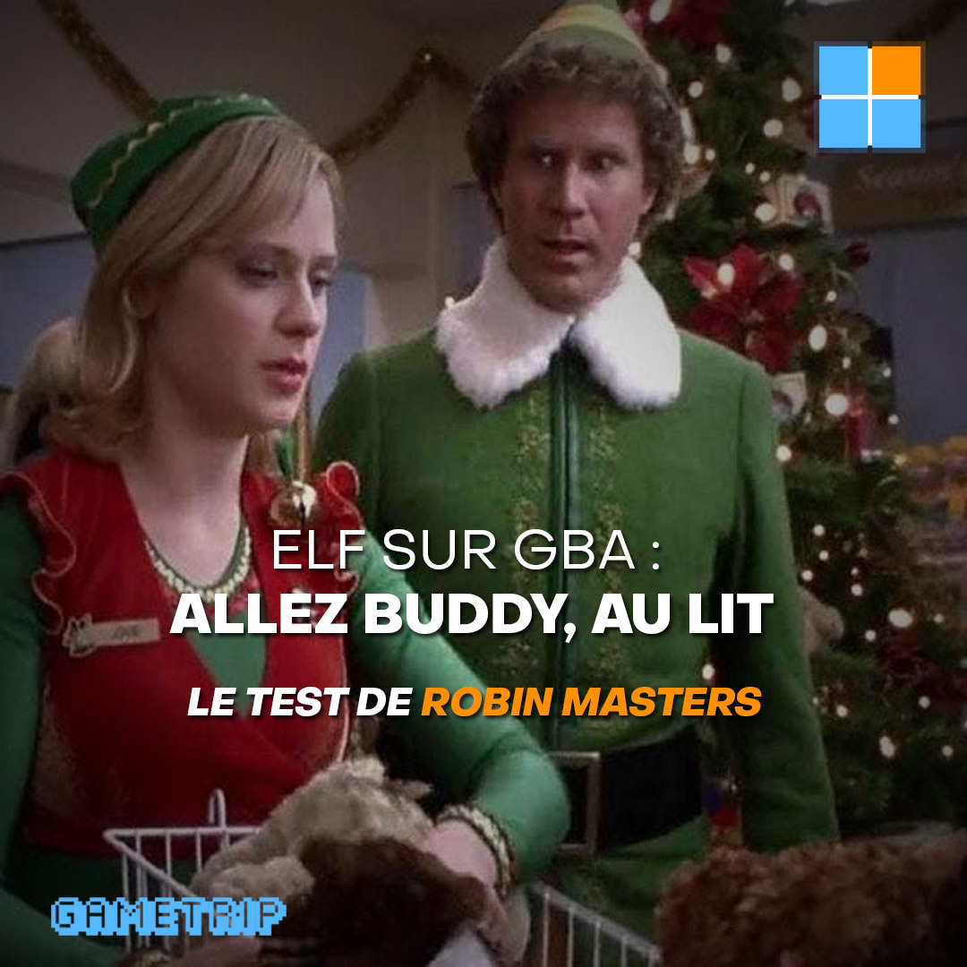 🎄C'est le dernier test avant Noël. Quoi de mieux que de sortir une adaptation d'un film de fin d'année hein ? Plein de chose en vrai, se casser un genou par exemple.

Allez lire cette pépite ⬇️ gametrip.net/test-317-elf-a…

#retrogaming #gametrip #elf #christmas #JoyeuxNoël