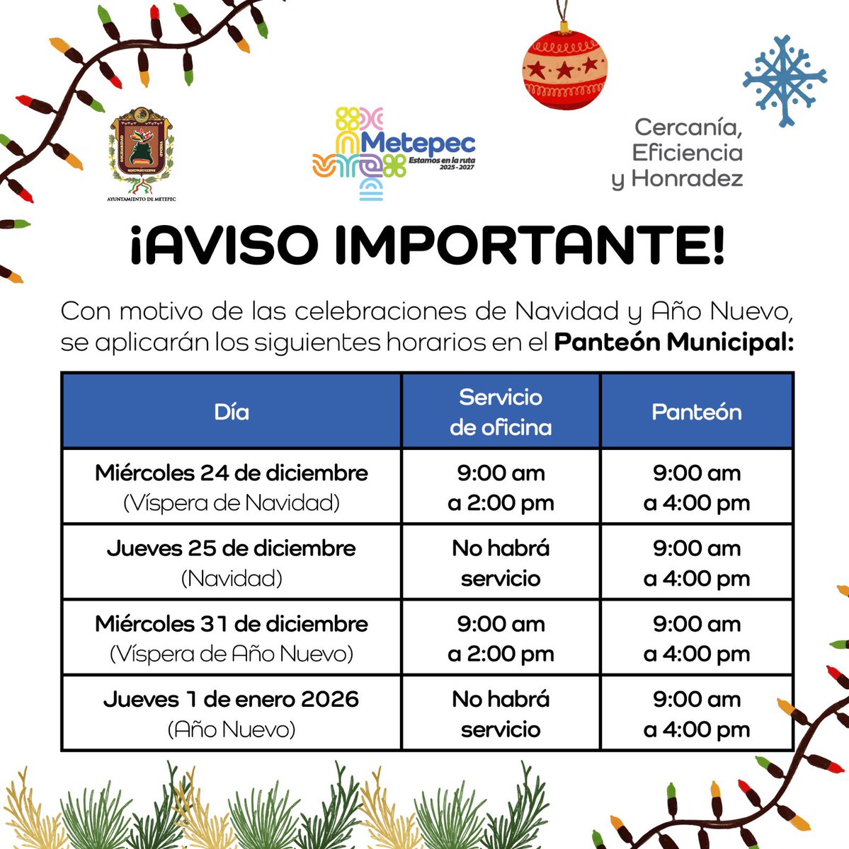 Ayuntamiento de Metepec tweet media