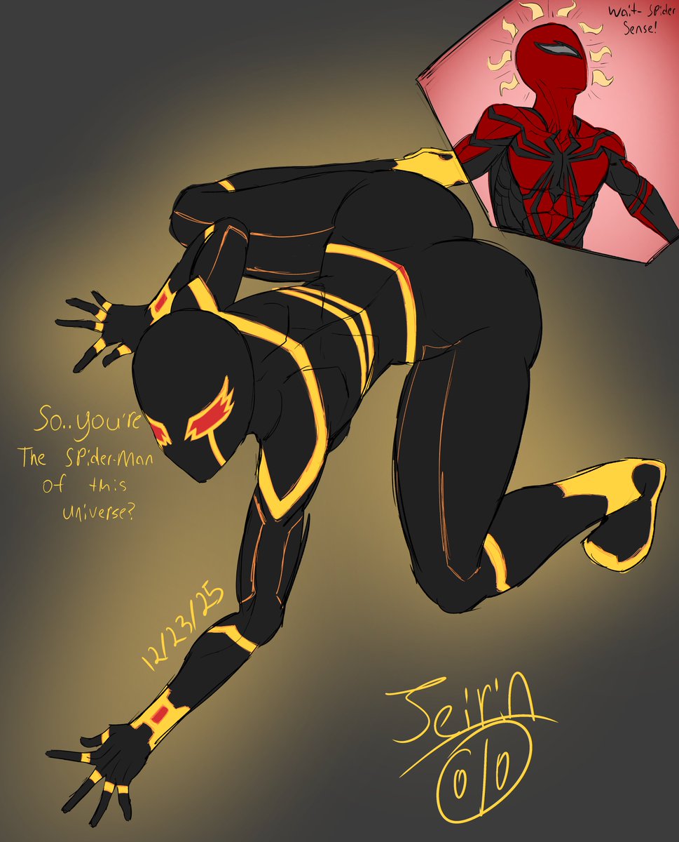 Did a drawing for me and a friend of one of my oc's and his!

#venom #Symbiote