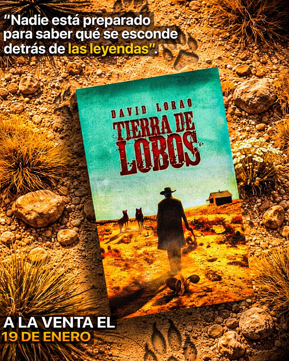 A LA VENTA EL 19 DE ENERO 🚨

'Tierra de lobos' ya tiene fecha oficial de publicación: será el 19 de enero de 2026 cuando llegue a las librerías de toda España.

Ya está disponible su preventa online.

¡No te quedes sin ella!

Que los lobos te guíen 🐺

#TierraDeLobos
