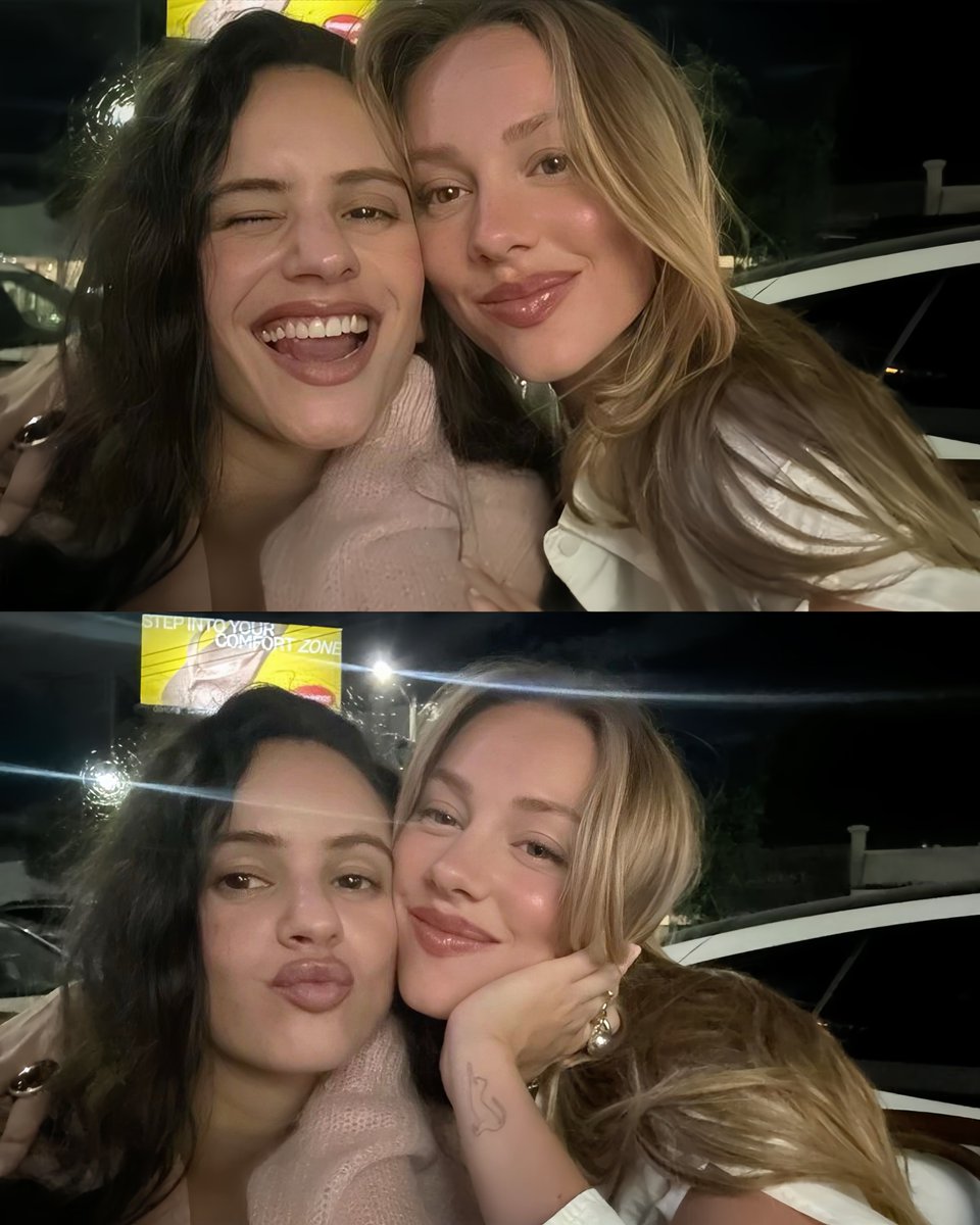 rosaliaspics's tweet photo. rosalía and ester exposito. https://t.co/T3XlXbBVzh