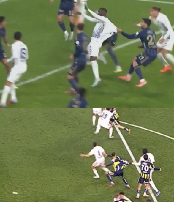 Türk Futbol’unun özeti ektedir…

📌Üstteki pozisyon Fenerbahçe aleyhine olunca penaltı değil.

📌Alttaki pozisyon Fenerbahçe lehine olunca penaltı.