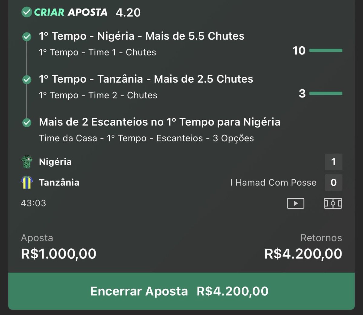 stktipster's tweet photo. NIGÉRIA🇳🇬🇳🇬🇳🇬🇳🇬✅ https://t.co/YKXtXA9lk5