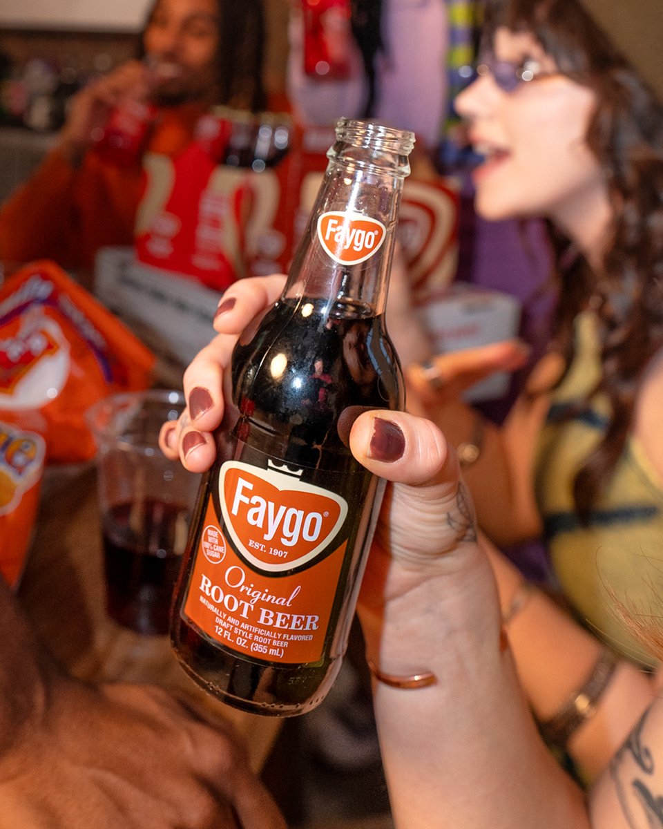 Faygo's tweet image. We checked once. We checked twice. There’s still no Root Beer with more holiday fun than this one.
