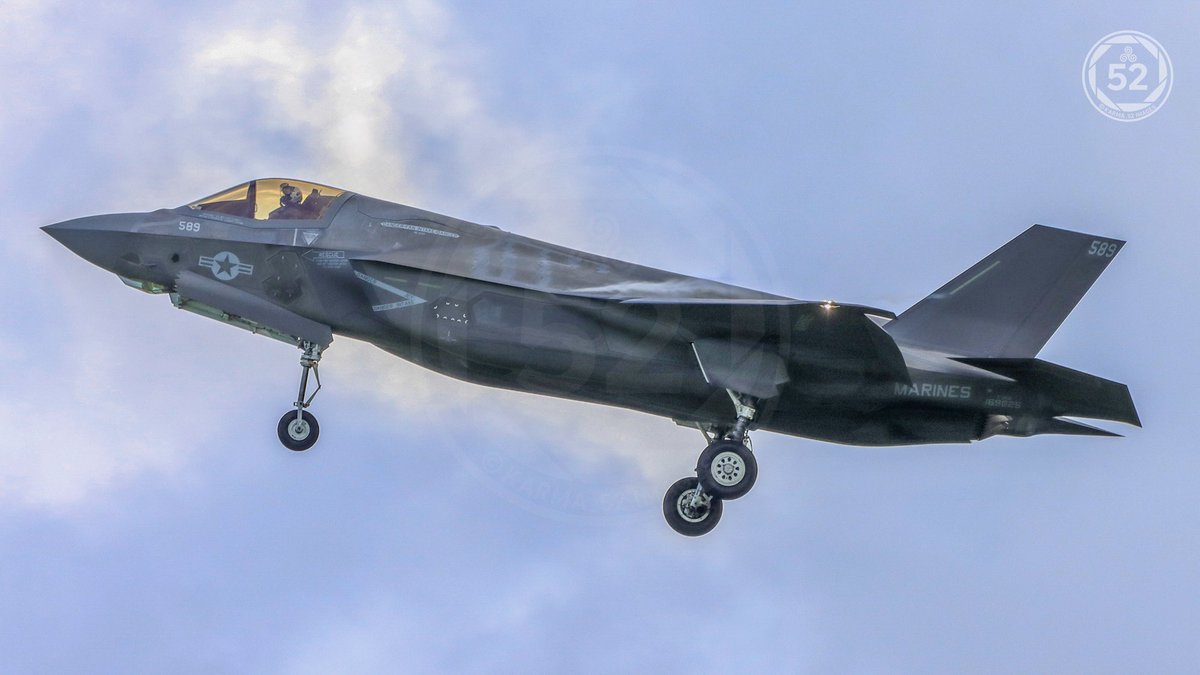 🚨OPERATION SOUTHERN SPEAR🚨
A US Marines Lockheed F-35B arriving at Ceiba, Puerto Rico after a local sortie. 
#venezuela #freevenezuela #F35lightning #usmc #aviation #militaryaviation 
#puertorico